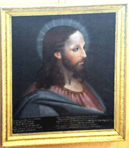 restauriertes Jesusbild Sankt-Ägidien-Kirche in Bittstädt restauriertes Jesusbild Sankt-Ägidien-Kirche in Bittstädt