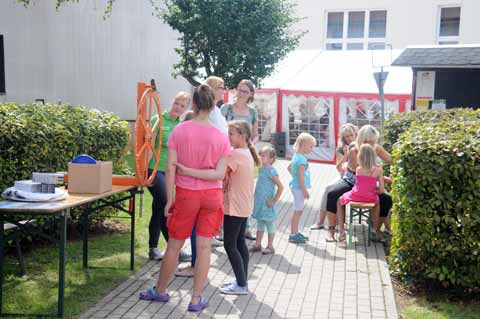 Glücksrad zum Dorffest in Haarhausen 2016