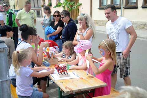 Experimentierstrecke des Kindergarten von Haarhausen