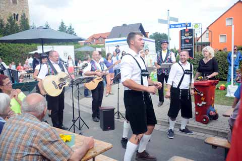 Rossbachlärchen zum Dorffest in Haarhausen 2016