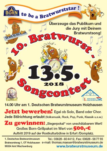 10. Bratwurst-Song-Contest 2018
