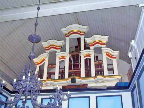 Rückbau der Hesse-Orgel in der Dreifaltigkeitskirche Holzhausen 2014