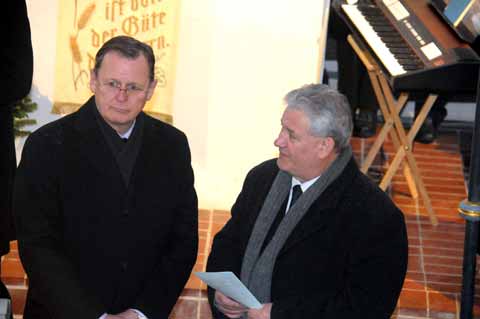 Ministerpräsident Bodo Ramelow zur Orgelweihe in Holzhausen 2017