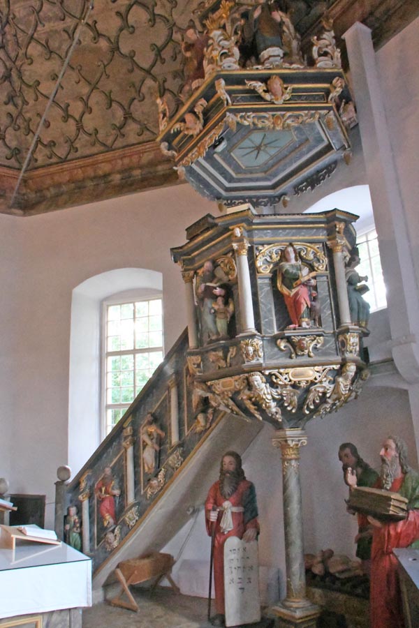 Kanzel, evangelisch-lutherische Kirche Seebach Kanzel, evangelisch-lutherische Kirche Seebach