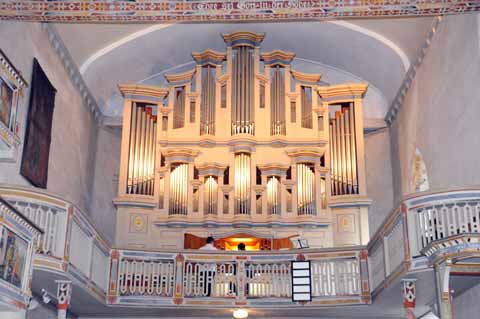 Hesse-Orgel in der Sankt Georg Kirche Seebergen