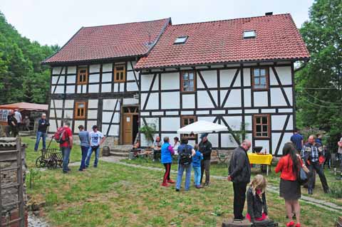 22. Deutscher Mühlentag Öl- und Graupenmühle in Mühlberg